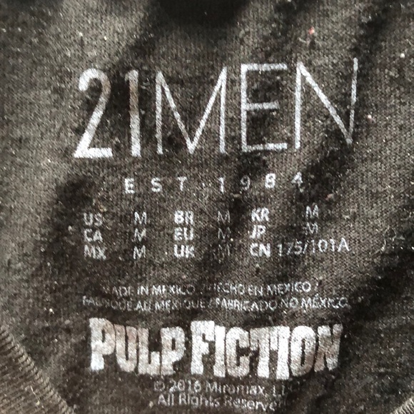 PULP FICTION T-shirt - Picture 2 of 2